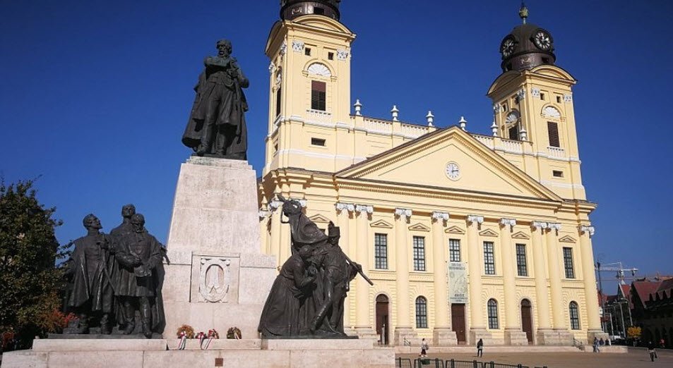 Debrecen Reformed Great Church, Debrecen, Eastern Hungary, Hungary